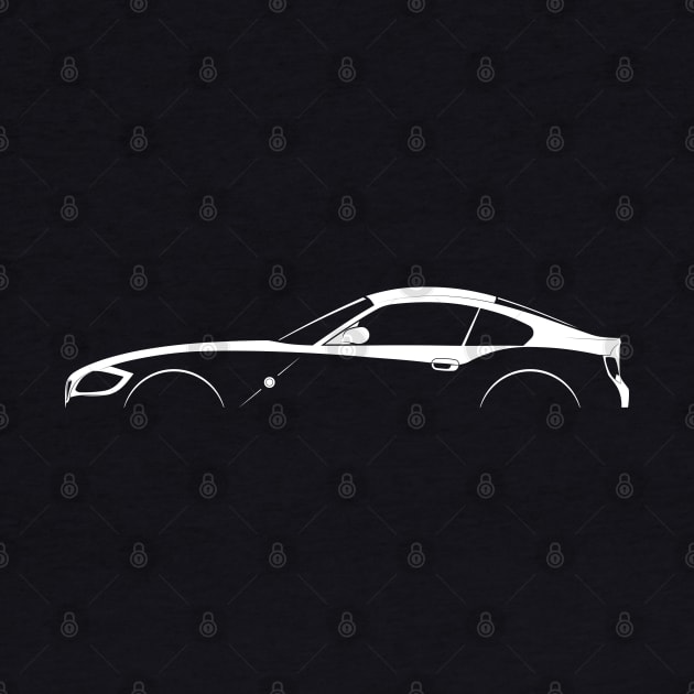 BMW Z4 M Coupe (E85) Silhouette by Car-Silhouettes